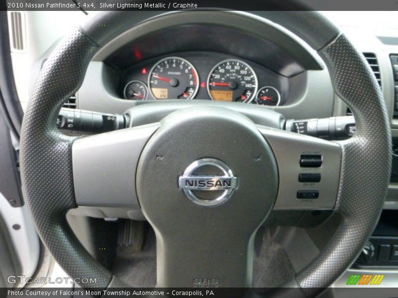 Silver Lightning Metallic / Graphite 2010 Nissan Pathfinder S 4x4