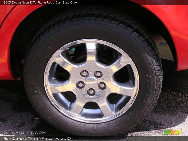 Flame Red / Dark Slate Gray 2005 Dodge Neon SXT