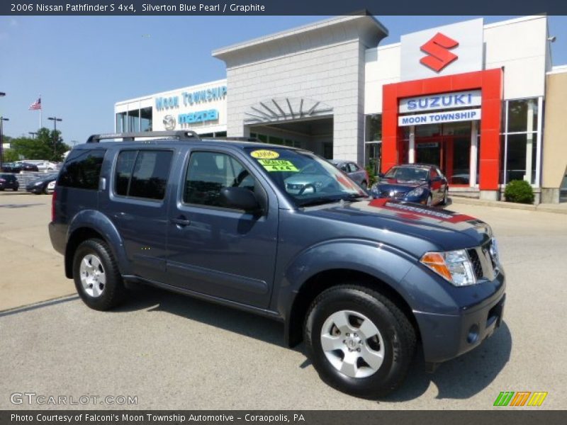 Silverton Blue Pearl / Graphite 2006 Nissan Pathfinder S 4x4
