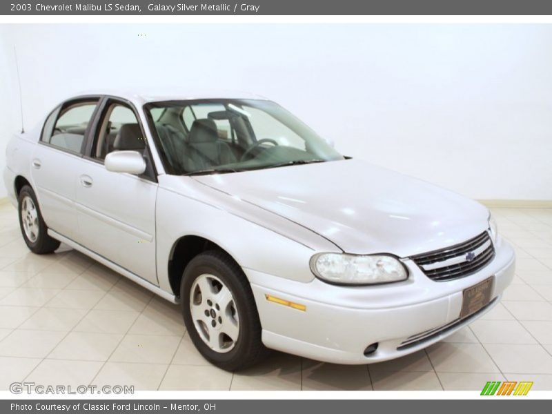 Galaxy Silver Metallic / Gray 2003 Chevrolet Malibu LS Sedan