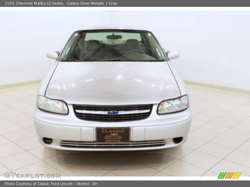 Galaxy Silver Metallic / Gray 2003 Chevrolet Malibu LS Sedan
