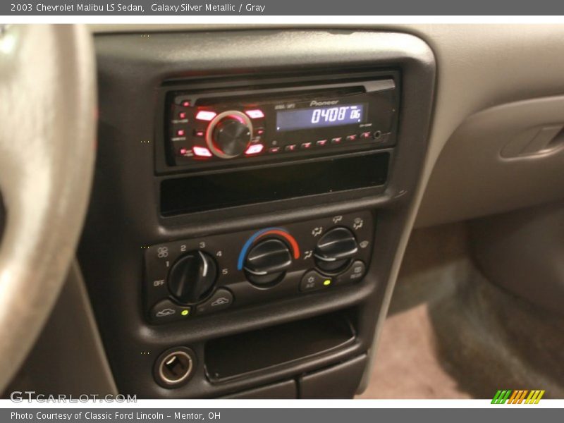 Galaxy Silver Metallic / Gray 2003 Chevrolet Malibu LS Sedan