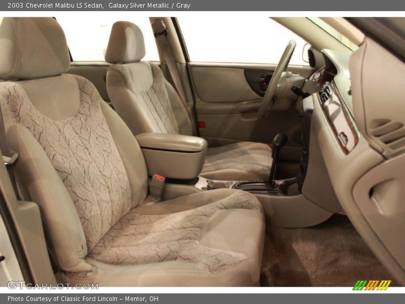 Galaxy Silver Metallic / Gray 2003 Chevrolet Malibu LS Sedan