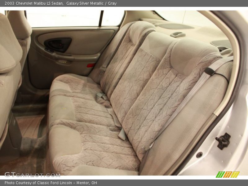 Galaxy Silver Metallic / Gray 2003 Chevrolet Malibu LS Sedan