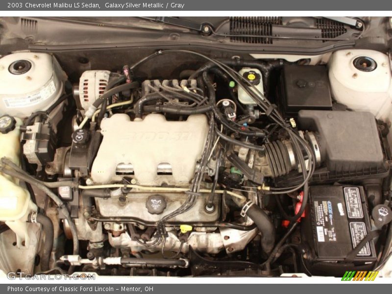 Galaxy Silver Metallic / Gray 2003 Chevrolet Malibu LS Sedan