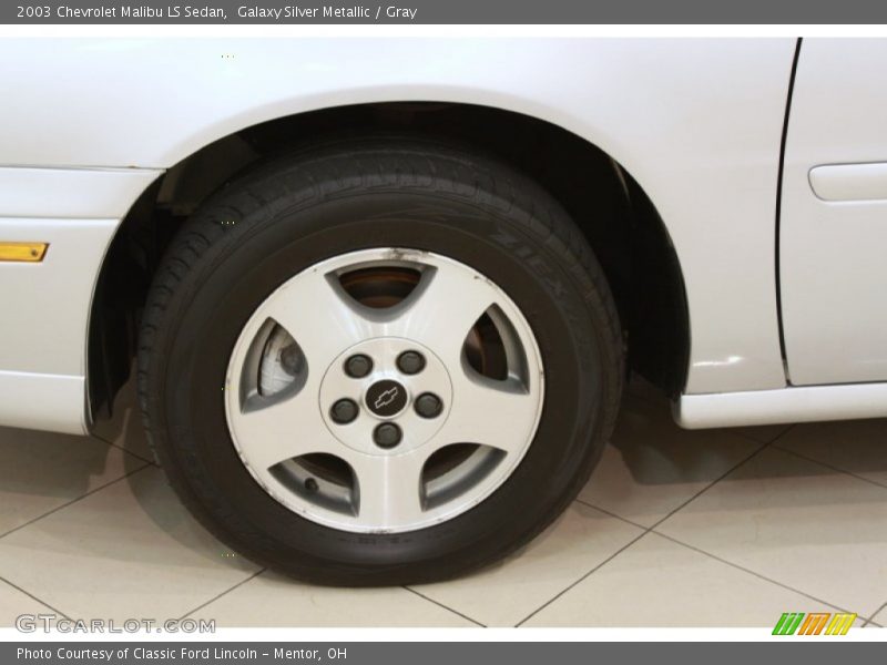 Galaxy Silver Metallic / Gray 2003 Chevrolet Malibu LS Sedan