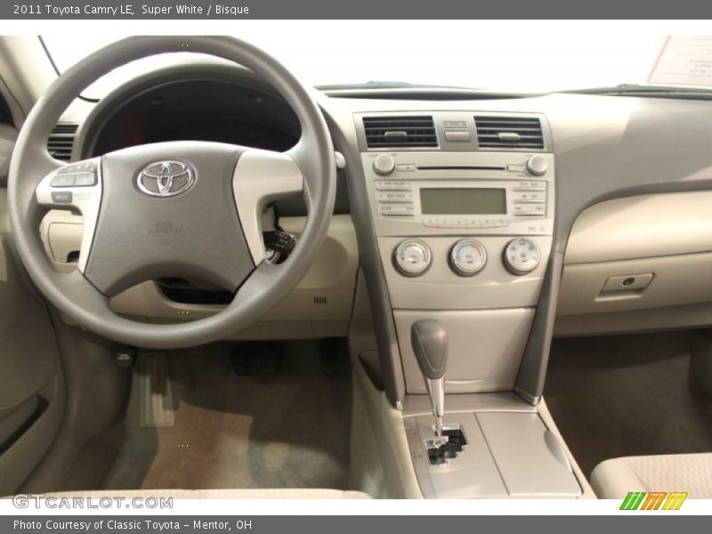 Super White / Bisque 2011 Toyota Camry LE