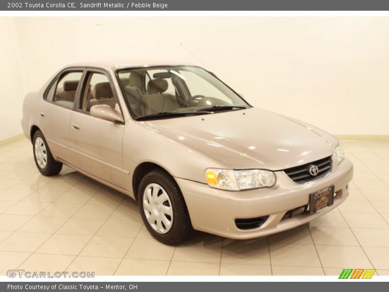 Sandrift Metallic / Pebble Beige 2002 Toyota Corolla CE