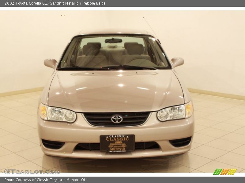 Sandrift Metallic / Pebble Beige 2002 Toyota Corolla CE