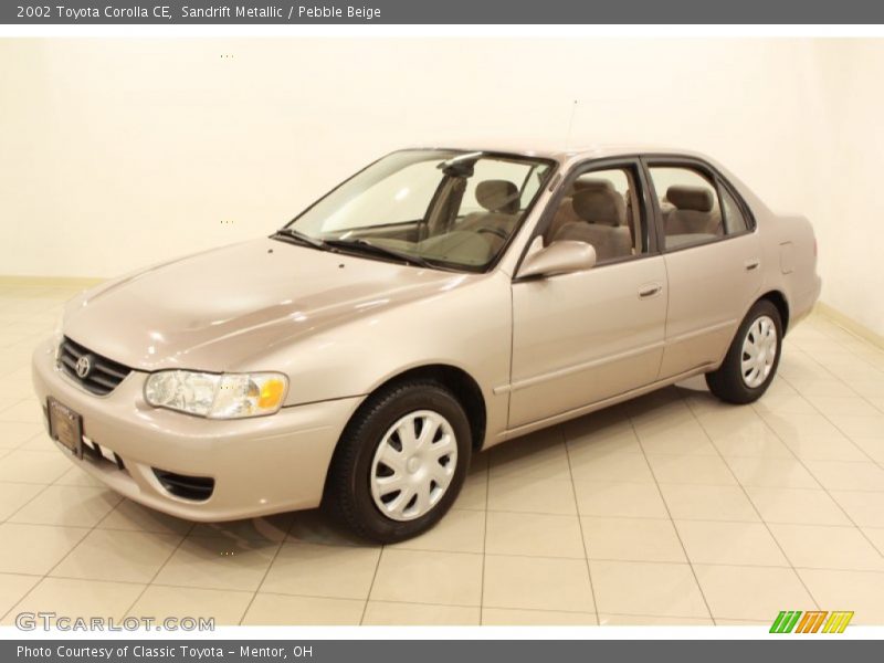 Sandrift Metallic / Pebble Beige 2002 Toyota Corolla CE