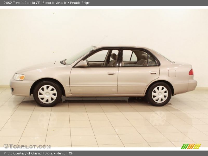 Sandrift Metallic / Pebble Beige 2002 Toyota Corolla CE