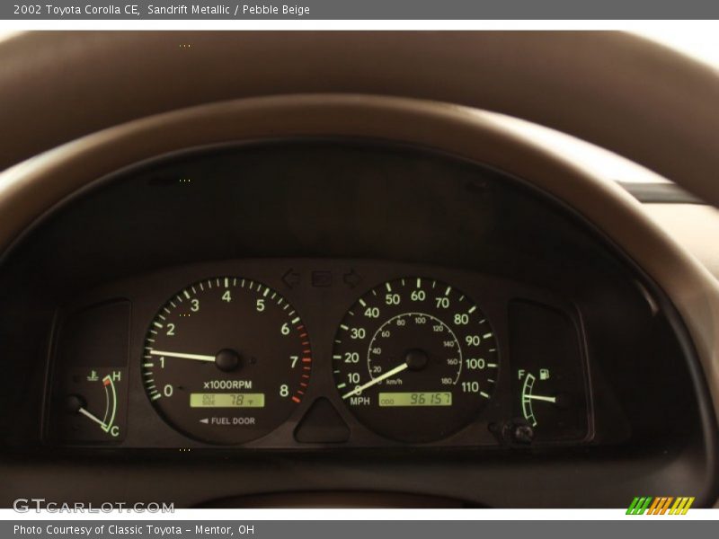 Sandrift Metallic / Pebble Beige 2002 Toyota Corolla CE