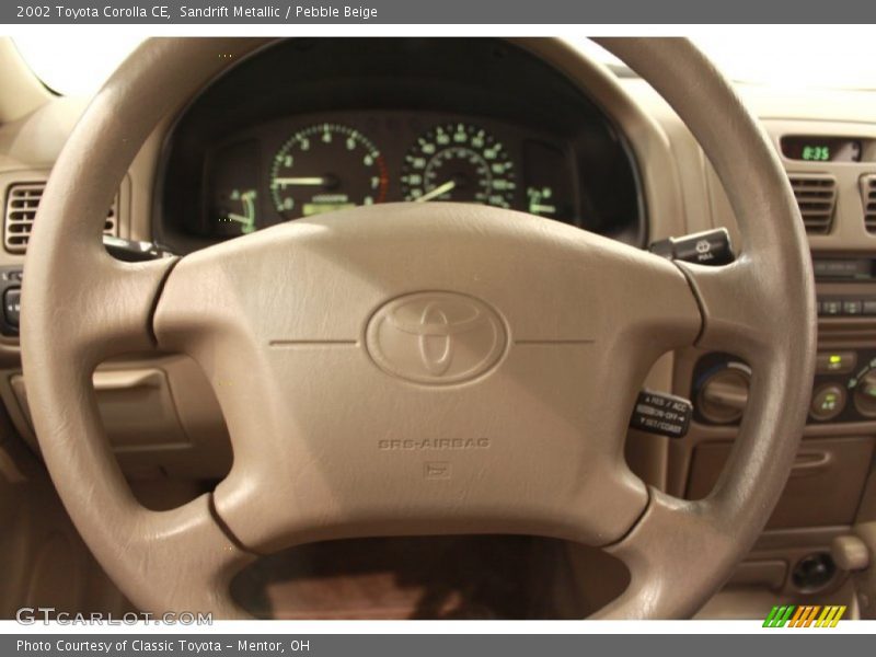 Sandrift Metallic / Pebble Beige 2002 Toyota Corolla CE