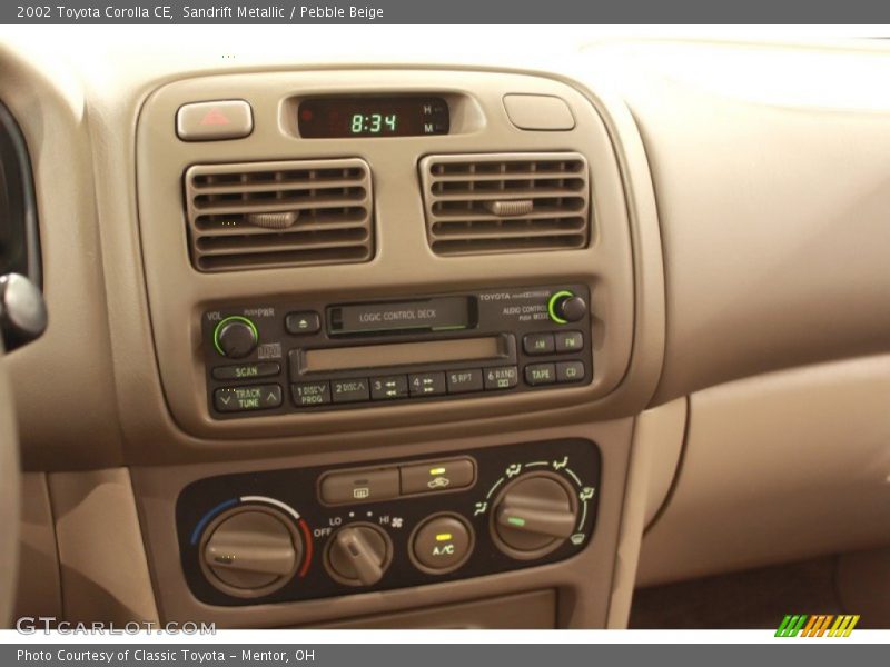 Sandrift Metallic / Pebble Beige 2002 Toyota Corolla CE
