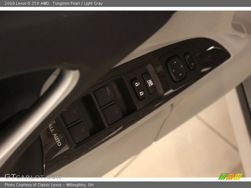 Tungsten Pearl / Light Gray 2009 Lexus IS 250 AWD
