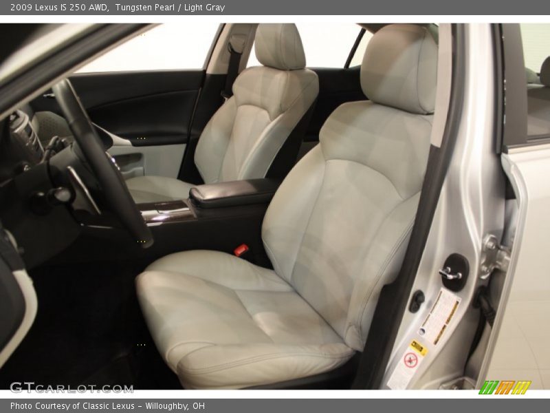 Tungsten Pearl / Light Gray 2009 Lexus IS 250 AWD
