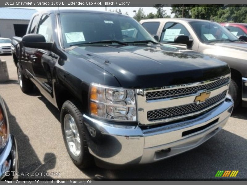 Black / Ebony 2013 Chevrolet Silverado 1500 LT Extended Cab 4x4