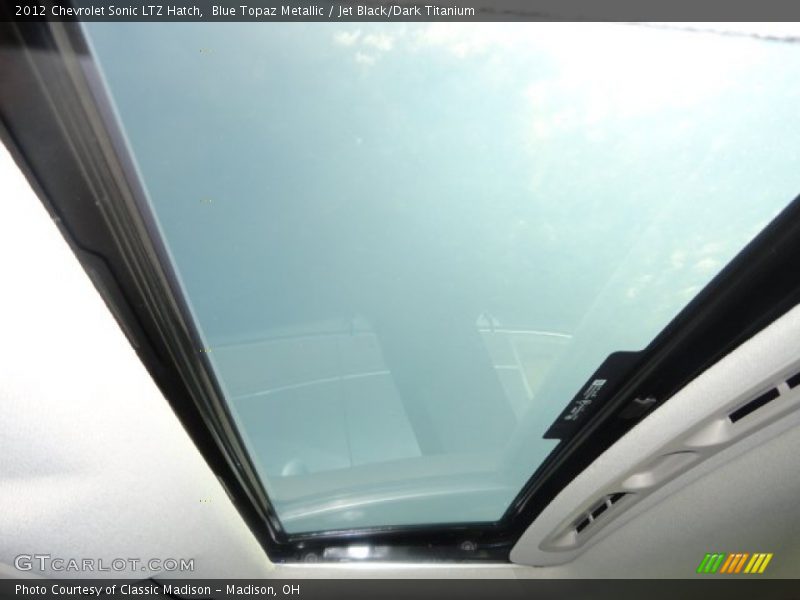 Sunroof of 2012 Sonic LTZ Hatch