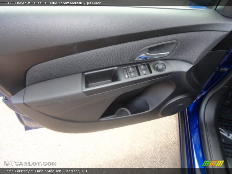 Blue Topaz Metallic / Jet Black 2012 Chevrolet Cruze LT