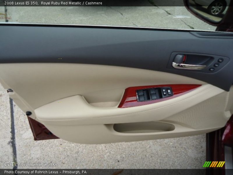 Royal Ruby Red Metallic / Cashmere 2008 Lexus ES 350