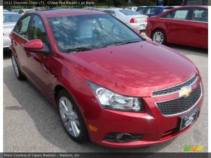 Crystal Red Metallic / Jet Black 2012 Chevrolet Cruze LTZ