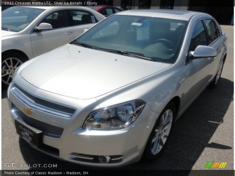 Silver Ice Metallic / Ebony 2012 Chevrolet Malibu LTZ