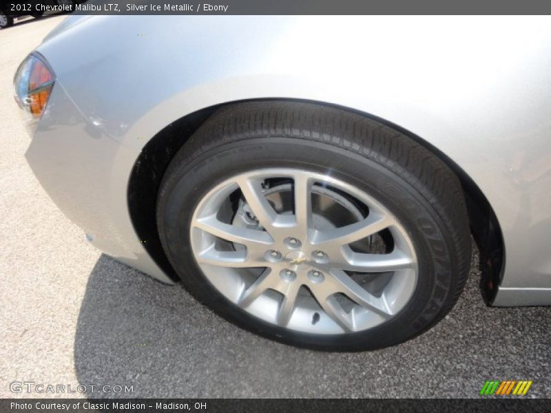 Silver Ice Metallic / Ebony 2012 Chevrolet Malibu LTZ