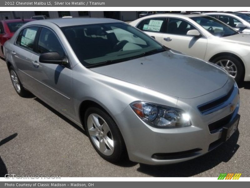 Silver Ice Metallic / Titanium 2012 Chevrolet Malibu LS
