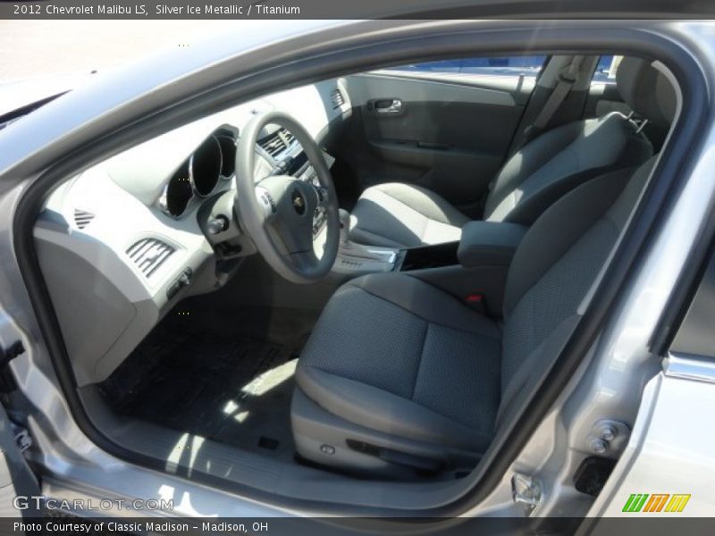 Silver Ice Metallic / Titanium 2012 Chevrolet Malibu LS