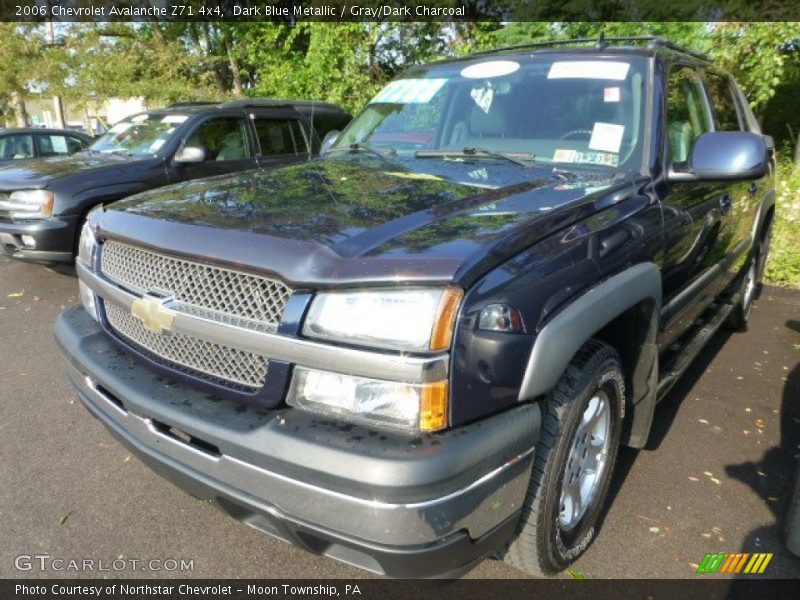Dark Blue Metallic / Gray/Dark Charcoal 2006 Chevrolet Avalanche Z71 4x4