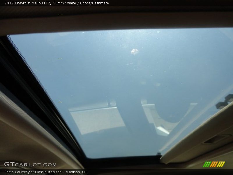 Summit White / Cocoa/Cashmere 2012 Chevrolet Malibu LTZ