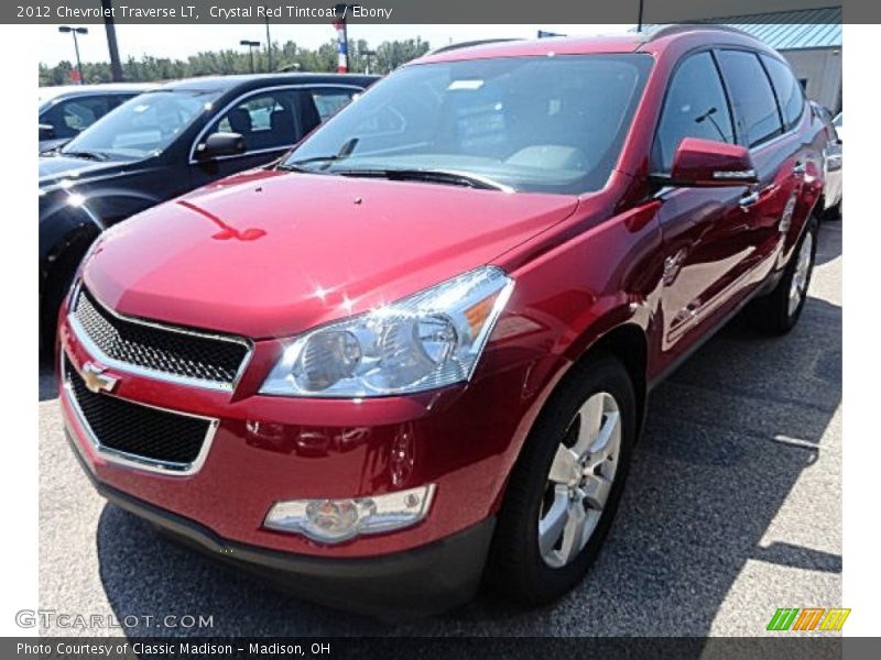 Crystal Red Tintcoat / Ebony 2012 Chevrolet Traverse LT