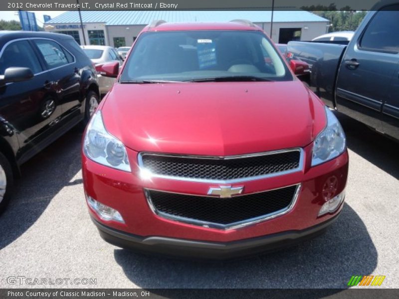 Crystal Red Tintcoat / Ebony 2012 Chevrolet Traverse LT
