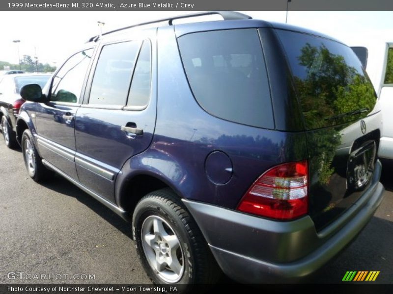 Azure Blue Metallic / Grey 1999 Mercedes-Benz ML 320 4Matic