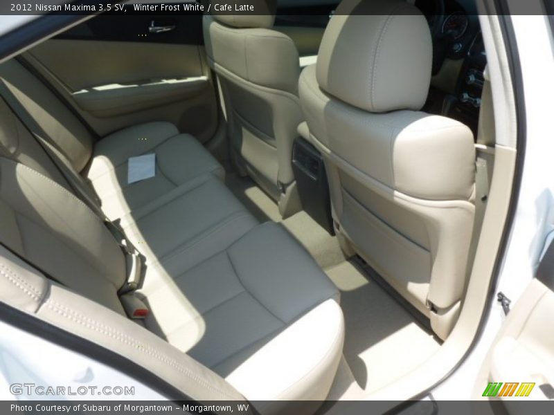 Winter Frost White / Cafe Latte 2012 Nissan Maxima 3.5 SV