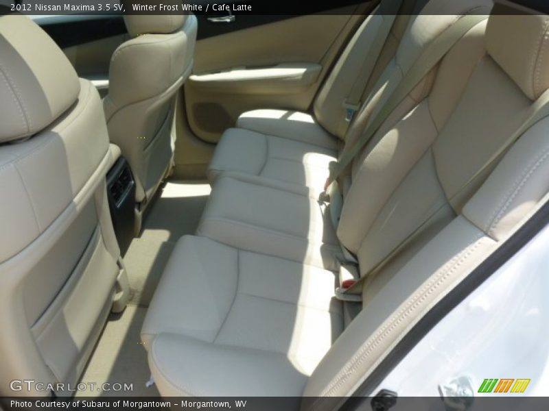 Winter Frost White / Cafe Latte 2012 Nissan Maxima 3.5 SV