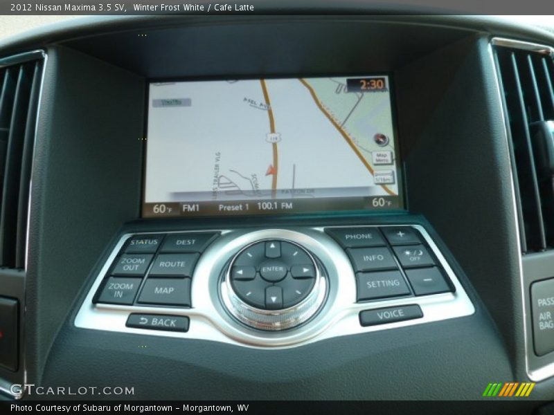 Winter Frost White / Cafe Latte 2012 Nissan Maxima 3.5 SV