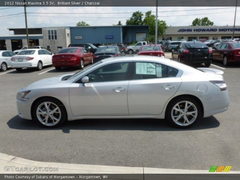 Brilliant Silver / Charcoal 2012 Nissan Maxima 3.5 SV