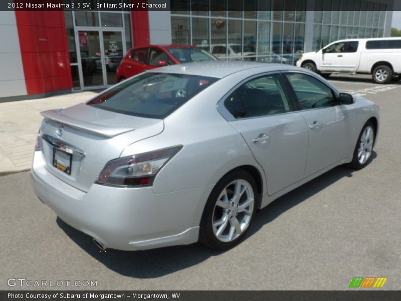 Brilliant Silver / Charcoal 2012 Nissan Maxima 3.5 SV