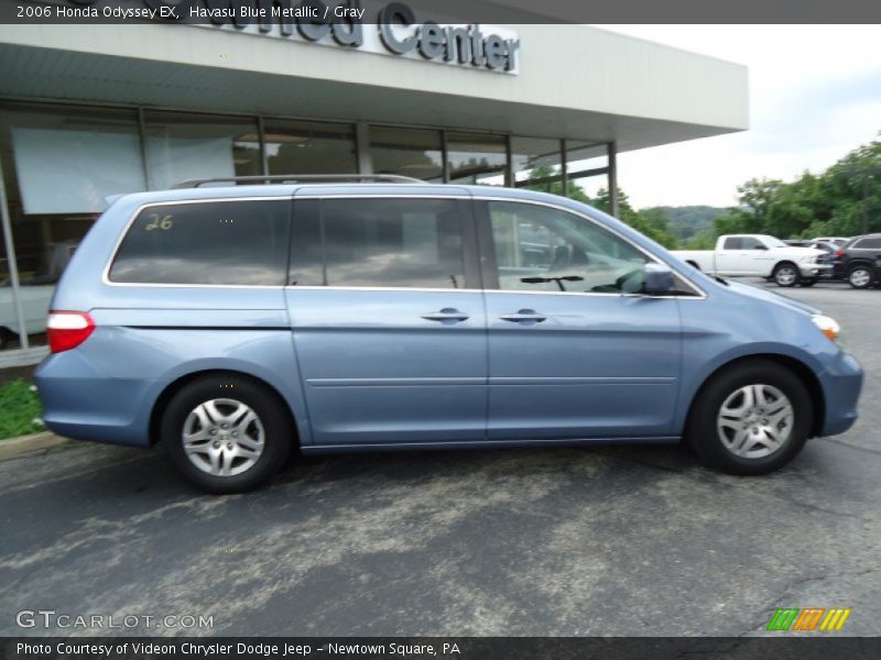 Havasu Blue Metallic / Gray 2006 Honda Odyssey EX