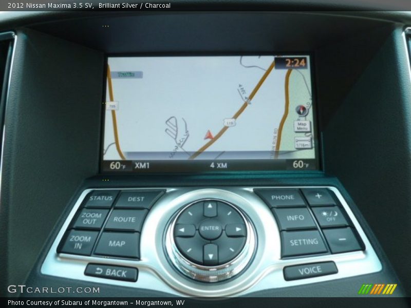 Brilliant Silver / Charcoal 2012 Nissan Maxima 3.5 SV