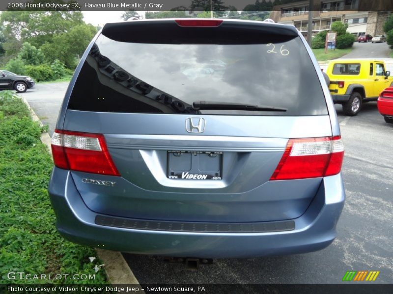 Havasu Blue Metallic / Gray 2006 Honda Odyssey EX
