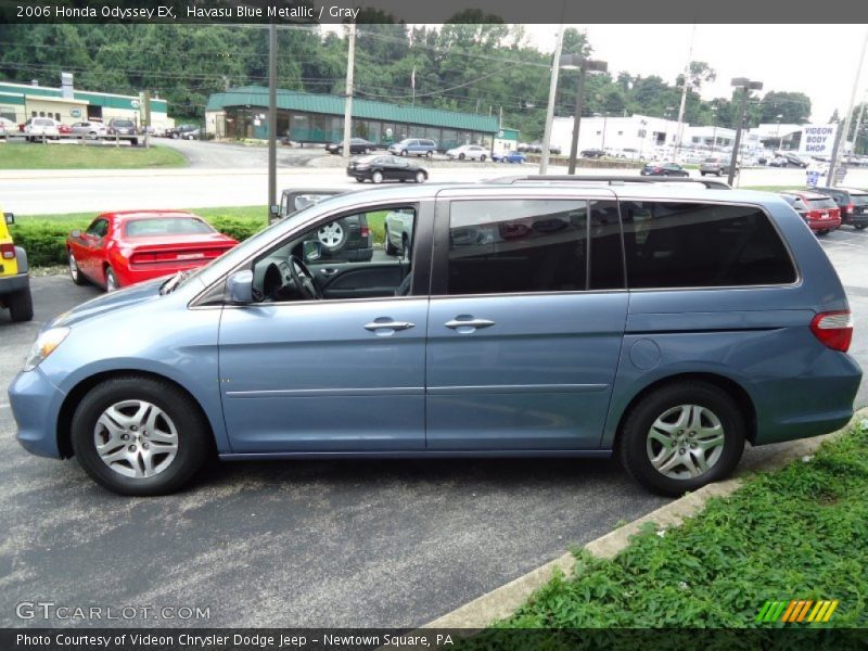 Havasu Blue Metallic / Gray 2006 Honda Odyssey EX