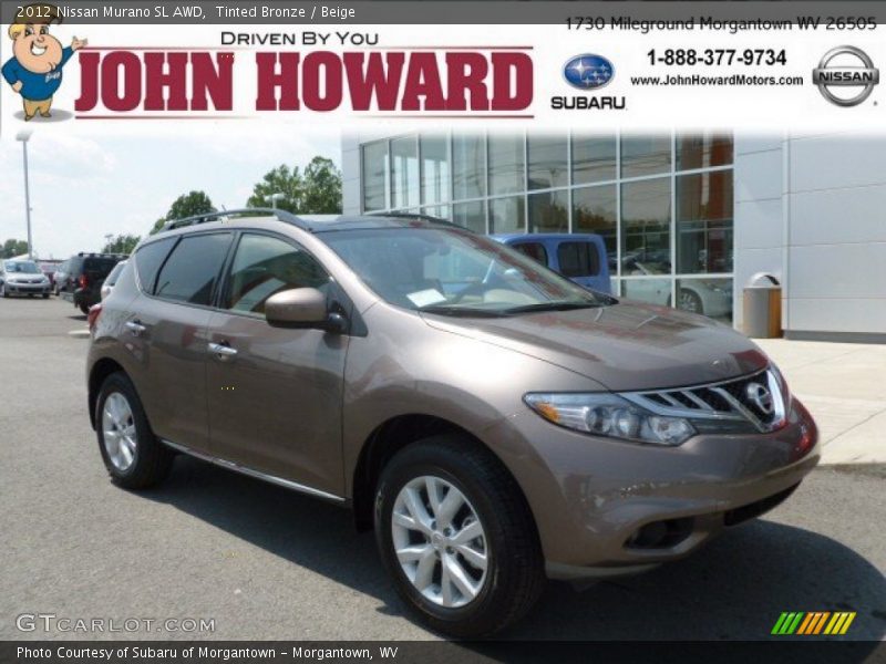 Tinted Bronze / Beige 2012 Nissan Murano SL AWD