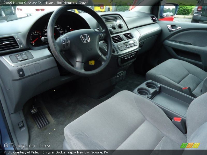 Havasu Blue Metallic / Gray 2006 Honda Odyssey EX