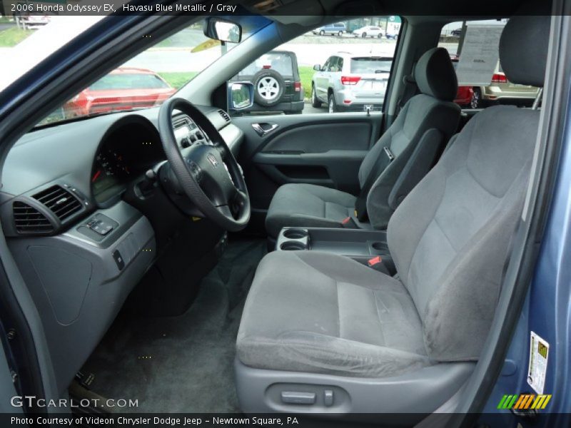 Havasu Blue Metallic / Gray 2006 Honda Odyssey EX