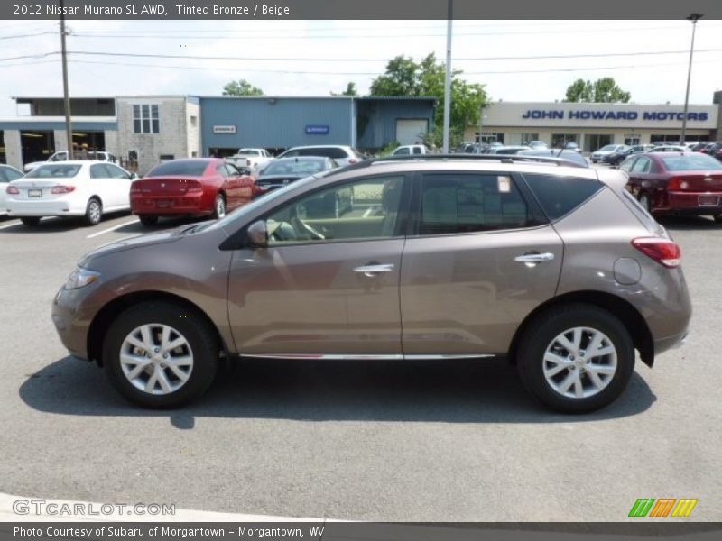 Tinted Bronze / Beige 2012 Nissan Murano SL AWD