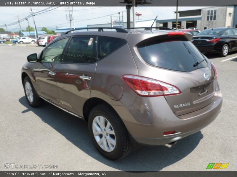 Tinted Bronze / Beige 2012 Nissan Murano SL AWD