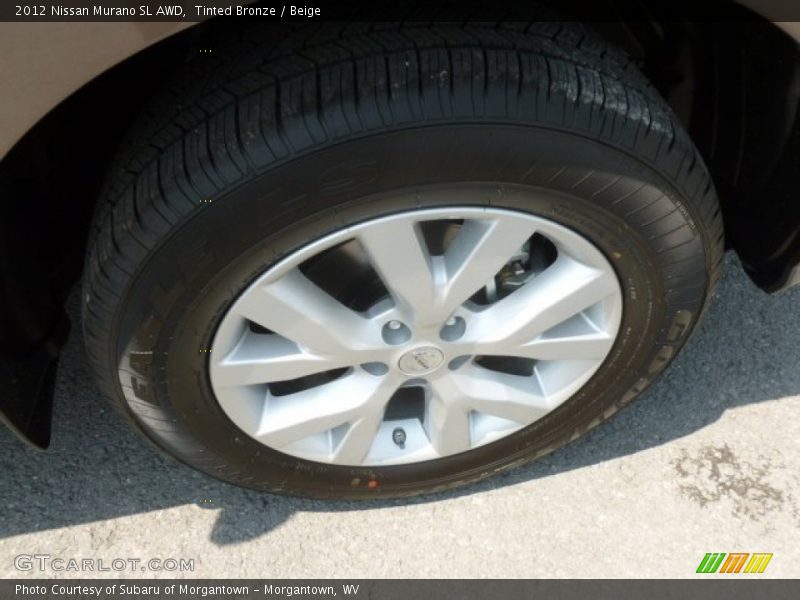 Tinted Bronze / Beige 2012 Nissan Murano SL AWD