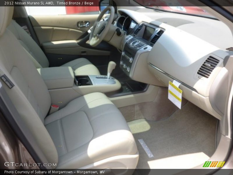 Tinted Bronze / Beige 2012 Nissan Murano SL AWD